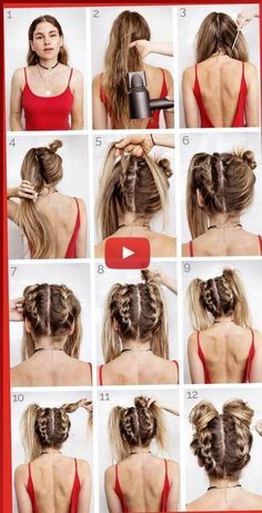 Tutorial Space Buns Festival Hair black girl braidsbraided hairstyles for kids blackbraid hairstylesbraided hairstyles for black women..