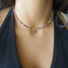 Rainbow Beaded Necklace, Girls Friendship, Girl Friendship, Friendship Necklace, Charms Necklace, Soul Mates, Stone Beaded Necklace, Friendship Necklaces, Rainbow Beads