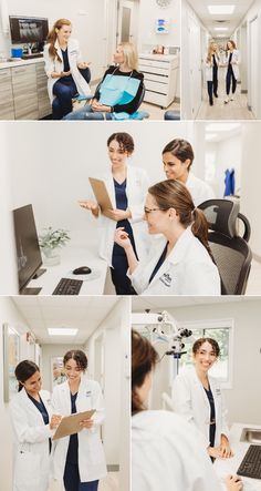 Dental branding photos // Brand Photo Shoot for Premier Endodontics // Dentist Lifestyle branding images Dentist Group Photoshoot, Nurse Branding Photos, Dentist Office Photography, Dental Branding Photos, Orthodontist Photoshoot, Dental Team Photos, Dental Clinic Photography