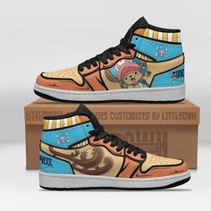 Tony Tony Chopper Anime Shoes Custom One Piece Jd Sneakers Lightweight construction with breathable mesh fabric provides a comfortable and flawless fit. One Piece Usopp, Boot Sneakers, One Piece Chopper, Tony Tony Chopper, Tony Chopper, Anime Shoes, Anime Clothing, Air Jordan Sneakers, Shoes Custom