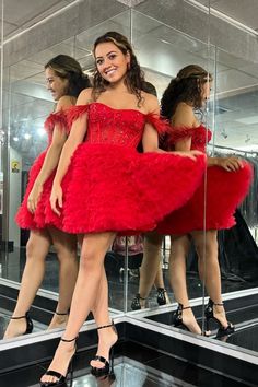 Red Beaded Tiered Short Dress with Feather A-line Tulle Evening Dress For Homecoming, Embellished A-line Prom Mini Dress, Fitted Organza Homecoming Dress, Mini Length Tulle Evening Dress For Prom, Homecoming Tulle Dress With Boned Bodice, Mini Length Tulle Dress For Prom, A-line Tulle Dress With Lined Bodice, Mini Tulle Dress With Lined Bodice, Glamorous Organza Dresses With Boned Bodice