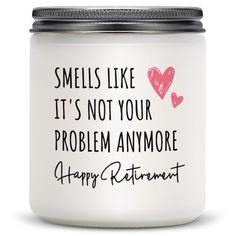 PRICES MAY VARY. 【Happy Retirement Gift】Our candle 9 oz can burn for 40 hours, this retirement gift is a meaningful retirement gift for your best friend, teacher, colleague, boss, manager, nurse, doctor, family, sister, dad, mom, wife, best friend and other special people who are about to retire, wish him or her a happy retirement and send the best wishes. 【Coworker Leaving Gifts for Women】Our candles express a fun and light-hearted sentiment, congratulating them on a new chapter and sending the Retirement Gifts For Coworker, Candles Lavender, Goodbye Gifts For Coworkers, Best Retirement Gifts, Coworker Leaving, Teacher Retirement Gifts, Woman Happy, Goodbye Gifts, Retirement Gifts For Women