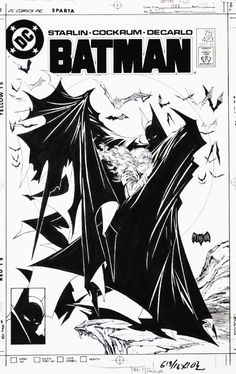 the cover to batman 52, drawn by frank vandervelen and penciled by steve