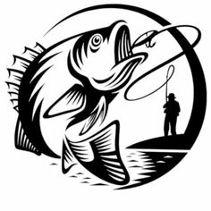 a man fishing in the water with a fish