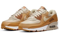 Nike Womens WMNS Air Max 90 Caramel CZ3950-101 Home Made Muffins, Womens Air Max 90, Neutral Sneakers, Air Max 90 Women, Air Max 98, Air Max Women, Shoe Inspo, Swag Shoes, Nike Womens