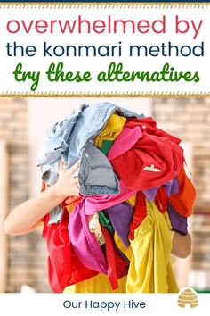 I watched Marie Kondo’s Tidying Up on Netflix and read about the KonMari method. I wanted to do it, but just didn’t think I could make it work. I was tempted to feel overwhelmed, but I’m glad I found these helpful decluttering tips! Check out this post for some great alternatives! #MarieKondo #Decluttering #OurHappyHive Decluttering Methods, Nextdoor App, Minimalist Challenge, House Organization, Make Quick Money, Easy Cash, Where To Sell