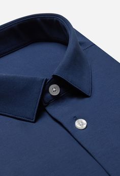 89% PIMA Cotton,11% Spandex High Density Fabric Stiff Collar Built-in Collar Stays High Elasticity Hyper Breathable Custom-made design Navy Blue Shirts, Collar Stays, Tailored Shirts, Blue Wool, Blue Shirt, Pima Cotton, Wool Sweaters, Cotton Shirt, Navy Blue