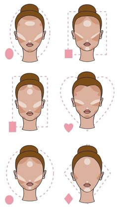 Square Face Makeup, Membentuk Alis, Bentuk Alis, Round Face Makeup, Simple Makeup Tips, Makeup Artist Tips, Smink Inspiration, Makeup Help, Face Makeup Tutorial