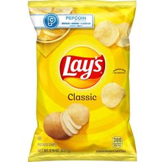 lays classic potato chips are shown in this image