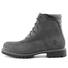 Timberland 6-Inch Alburn Boots 'Grey' A1OIZ Gray Winter Boots With Rubber Sole, Timberland Boots For Outdoor Activities, Gray High-top Boots With Reinforced Toe, Classic Gray Leather Boots, Gray Waterproof Boots With Round Toe, Classic Timberland Hiking Boots With Reinforced Toe, Classic Timberland Hiking Boots With Reinforced Heel, Timberland Boots With Vibram Sole For Streetwear, Classic Timberland Boots For Streetwear