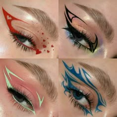 Eyeliner Inspo, Eyeliner Designs, Drag Make-up, Eyeliner Ideas, Cute Eye Makeup, Graphic Makeup, Graphic Eyeliner