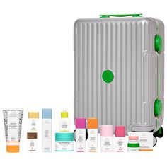 The first official Drunk Elephant carry-on, packed with 10 full-size skincare essentials to reset your skin to its healthiest, happiest state. Includes free Drunk Elephant suitcase.Skin Type: Normal, Dry, Combination, and OilySkincare Concerns: Dark Spots, Fine Lines and Wrinkles, Pores, Dryness, Redness, Dullness, Uneven Texture, Acne and Blemishes, and Loss of Firmness and Elasticity Skincare Kits, Elephant Skincare, Drunk Elephant Skincare, Oily Skincare, Elephant Trunk, Holiday Beauty, Night Serum, Skincare Essentials, Oily Skin Care