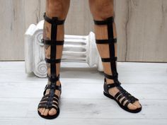 Gladiator Sandals for Men Halloween Costumes Men's Sandals Leather Sandals Handmade Sandals Handmade sandals, 100% High Quality Genuine Leather. Classic and stylish, handmade unisex sandals in a vast variety of colors, will complement your outfit for casual appeal.It characterize them the natural leather insole, leather outer sole and leather upper, making it the ideal sandal for hot summer days. You will feel your feet cool and restful all day and night. Brown Men sandals with High Quality Genu Gladiator Sandals For Men, Men Halloween Costumes, Unisex Sandals, Men Halloween, Rome Antique, Leather Sandals Handmade, Men Sandals, Leather Gladiator Sandals, Mens Leather Sandals