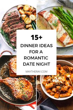 Easy dinner Ideas for a Romantic Date Night 1st Dinner Date Meal, Cooking With Your Partner, Dinner Ideas For Couples At Home, Delicious Dinner Recipes For Two, Romantic Birthday Dinner For Two, Romantic Dinner Menu For Two, Couple Meals To Cook Together, Date Night Meals At Home Easy, Romantic Night In