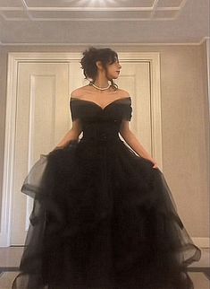 Any things please feel free to contact us: sales@cutedressy.com ******* Product Details******* Product Number:#B9OF Fabric: Tulle Color: Black Neckline: Sweetheart Back Style: Lace-up Hemline: Floor Length Making time: 2-3 weeks, Shipping time: 3-5 working days. Custom size/color, Rush Order is available, and no extra Royaltycore Dress, Tulle Prom Dress Black, Prom Dress Black, Long Party Dress, Chique Outfits, Black Off Shoulder, Black Prom Dress, Prom Dress Inspiration, Black Prom