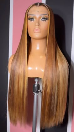 Atl Wigs on Instagram: “This vendor was provided in my subscription. Colored so well no shedding. And so silky and full” Tiana Hairstyles, Straight Wig Hairstyles, Senior Hairstyles, Hair Styles Clips, Hair Weave Styles, S Braids, Cute Wigs, Making Wigs, Hairstyles Wigs