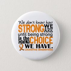 a button that says we don't know how strong we are, and the message is