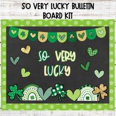 the st patrick's day bulletin board kit