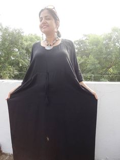 Plus size black kaftan, black maxi dress, Oversized dress, long dress, long kaftan dress,kaftan, plu Elegant Black Maxi Dress For Beach Cover-up, Oversized Maxi Dress For Festivals, Free Size Maxi Length Abaya For Summer, Oversized Bohemian Maxi Abaya, Summer Festival Maxi Length Abaya, Summer Free Size Maxi Length Abaya, Black Lagenlook Maxi Dress For Summer, Summer Black Lagenlook Maxi Dress, Black Oversized Long Abaya