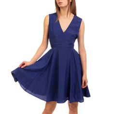 New Raoul X Anthropologie Regal Blue Crepe Fully Lined Sleeveless V Neck Swing Knee Length Mini Dress Size 36 / Us 4 Small - Sleeveless - Surplice, V-Neckline - Hand Pockets - Fit And Flare Silhouette - Back Zipper Closure - Polyester Brand New, Nwt, Retail $525.00 Size 36 - Us Small Lay Flat Pit To Pit 16" W 14" L 36" Anthro Dress, Cocktail Dress, Pool Blue, Royal Blue Dress, Wedding Guest Dress, Bridesmaid Dress, Trapeze & Swing Dress, Flowy Elegant Blue V-neck Mini Dress, Elegant Blue V-neck Summer Dress, Chic Blue V-neck Dress For Night Out, Spring V-neck Sleeveless Cocktail Dress, Sleeveless Formal Dress For Summer, Sleeveless Dress For Formal Summer Events, Sleeveless Dress For Summer Formals, Blue V-neck Dress For Spring Date Night, Blue V-neck Cocktail Dress For Summer