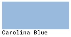 the color carolina blue is shown in this image