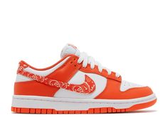 Wmns Dunk Low 'Orange Paisley' - Nike - DH4401 103 - orange | Flight Club Dunk Low Orange, Preppy Outfits For School, Preppy Shoes, All Nike Shoes, Nike Swoosh Logo, Nike Models, Orange Shoes, Cute Nike, Cute Nike Shoes