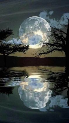 Beleza,lua cheia, luz natural, anoitecer Beautiful Moon Pictures, Moonlight Photography, Shoot The Moon, Moon Painting, Beautiful Scenery Nature, Alam Yang Indah