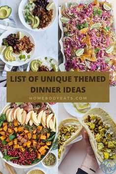 the ultimate list of unique themed dinner ideas