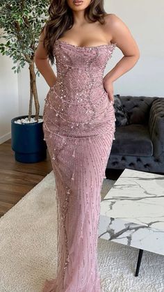 Pink Evening Gowns, Figure Flattering Dresses, Gorgeous Prom Dresses, Prom Girl Dresses, Special Event Dresses, Prom Looks, Glamorous Dresses, Glitter Dress