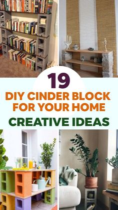 the top ten diy cinder block ideas for your home is featured in this article