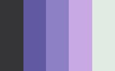 purple and grey color palette with black background for the top right corner, bottom left corner