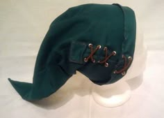 Link's Hat Link Hat, Zelda Costume, Link Costume, Zelda Wedding, Link Cosplay, Dressy Hats, Green Beanie, Zelda Cosplay, Cotton Beanie