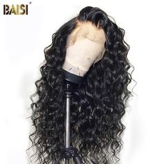 Brazilian Remy Hair, Human Wigs, Human Virgin Hair, Human Hair Lace Wigs, Long Wigs, Deep Wave, Full Lace Wig, Long Curly, Lace Wig