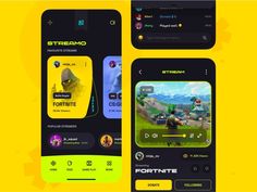 three mobile screens showing different game modes