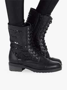 Double Platinum Girls Combat Boot Dance Wear Hip Hop, Girls Combat Boots, Combat Boots Style, Boots For Girls, Goth Boots, Cosplay Clothes, Dance Apparel, Nails Accessories, Sneakers And Socks