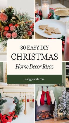 christmas home decor ideas that are easy to make