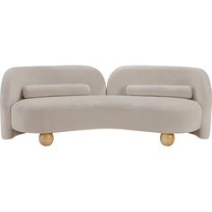 an image of a couch with wheels on the bottom and back end, in grey fabric