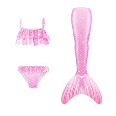 CUTNESS OVERLOAD!!!! This mermaid tail and swimsuit is to die for, and it comes in 7 different styles and colors. What more could you ask for this summer?! Comes with 1 mermaid tail and a 2 piece mermaid bikini Mermaid Tail Swimsuit, The Little Mermaid Costume, Mermaid Swimsuit Tail, Girls Mermaid Tail, Mermaid Tails For Kids, Little Mermaid Costume, Anime Mermaid, Cheap Swimwear, Mermaid Costume