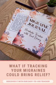 Managing migraines starts with understanding. Track your symptoms, identify triggers, and find patterns that lead to relief—all with our beautifully designed Migraine Journal. A simple habit can make all the difference. Discover more on our profile and website! Track, Bring It On