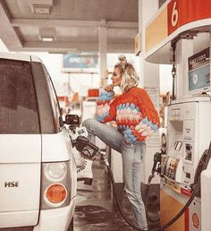 Not my photo, DM for credit/removal Gas Station Store, Styled Photoshoot Ideas, It Photoshoot, Streetstyle Photoshoot, Good Playlist, Comfy Jeans Outfit, Dinner Outfit Summer, Breakfast Photography