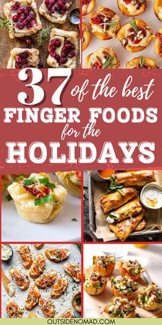 the best finger foods for the holidays