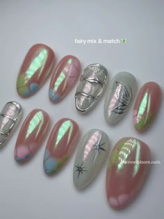 Design Nails Art, Tropical Patterns, Trendy Products, Chrome Nail, Pretty Gel Nails, Really Cute Nails, Cute Gel Nails, Soft Nails