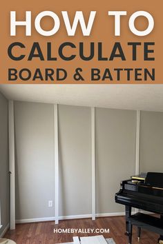 how to calculate board and batten Farmhouse Style Trim, Diy Board And Batten Wall, Cheap Renovations, Before And After Renovation, Diy Board And Batten, Wooden Accent Wall, Cabin Renovation, Shiplap Wall Diy, Batten Wall