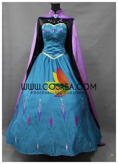 Elsa Coronation Dress, Elsa Coronation, Frozen Costumes, Professional Costumes, Lace Tie, Cosplay Shoes, Disney Costumes, Dreamy Dress, Cosplay Props