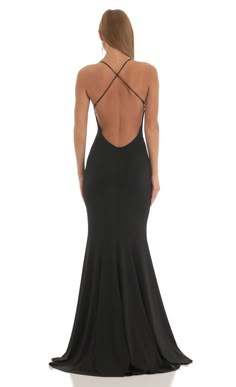 Jocie Open Back Maxi Dress in Black | LUCY IN THE SKY Simple Black Prom Dress, Black Ball Dress, Open Back Black Dress, Chic Formal Dress, Matric Dress, Ball Outfit, Formal Dresses Australia, Gala Night, Black Sparkly Dress