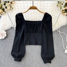 Shipping: Worldwide Express Shipping AvailableDelivery time: 🚚7-15Days Fast ShippingReturns: Fast refund,💯100% Money Back Guarantee.SPECIFICATIONSTop: kpop style blusas, blouses mujer, female teeshirtsThickness: STANDARDSuitable for: women, student, womans, lady, ladies, female, femme, girl, girlsStyle: Office LadyStyle: simple, high quality, street, kpop, fashion, elegantSleeve Style: Puff SleeveSleeve Length(cm): FullShirts Type: BlousesSeason: spring, autumn, fall, winter, summerSeason: All Y2k Harajuku, Straight Clothes, Quality Street, Kpop Style, Office Fashion Women, Crop Top And Shorts, Shirts Women, Streetwear Y2k, Kpop Fashion