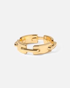 A classic silhouette with stapled design gives this chain ring a note of intrigue and innovative artistry, making a minimalistic subversive-basic statement that is also versatile and oh-so effortless. Wear this delicate ring alone or stack it with other rings, just suitable for any occasion.

 
Band Width: 6mm
Band Thickness: 16x16mm
Material: 18k Gold Plated On Brass Linking Rings, Chain Ring, Delicate Rings, Chain Link, 18k Gold, Gold Plate, Bangles, Plating, Brass