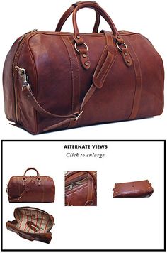 Floto Roma Leather Cabin Bag Cognac Smooth Grain Weekender Bag For Travel, Elegant Leather Weekender Bag With Zipper, Elegant Leather Luggage For Everyday Use, Elegant Leather Luggage For Daily Use, Elegant Soft Leather Backpack For Travel, Classic Leather Weekender Bag For Business Trips, Leather Satchel Weekender Bag, Elegant Vegetable Tanned Leather Satchel For Travel, Classic Vegetable Tanned Leather Shoulder Bag For Travel