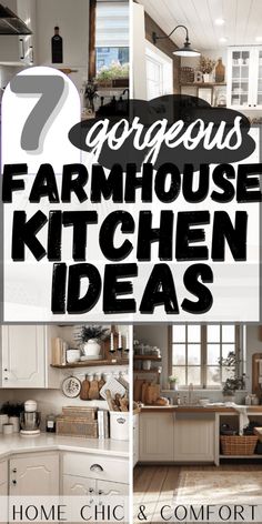 the top 7 gorgeous farmhouse kitchen ideas