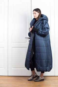 Winter coat Quilted jacket Plus size clothing Waterproof | Etsy Winter Nylon Parka With Double-lined Hood, Hooded Waterproof Puffer Jacket For Fall, Waterproof Hooded Puffer Jacket For Fall, Hooded Raincoat With Fleece Lining For Cold Weather, Oversized Windbreaker With Detachable Hood, Long Winter Windbreaker For Streetwear, Hooded Nylon Outerwear For Fall, Oversized Puffer Windbreaker For Winter, Winter Windbreaker With Fleece Lining For Rainy Weather